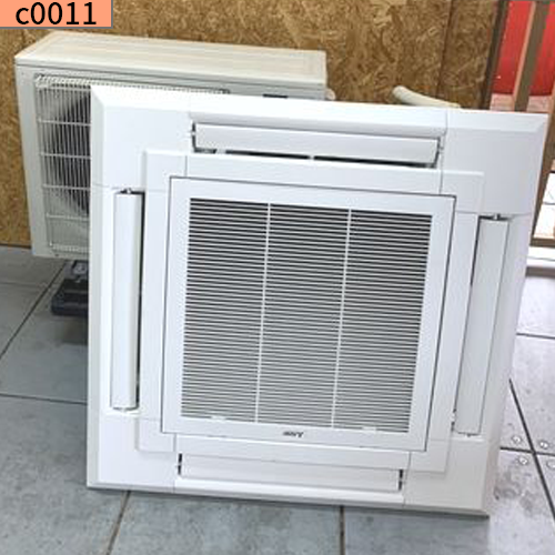 c0011  中古業務用エアコン 三菱電機 天カセ4方向 2馬力