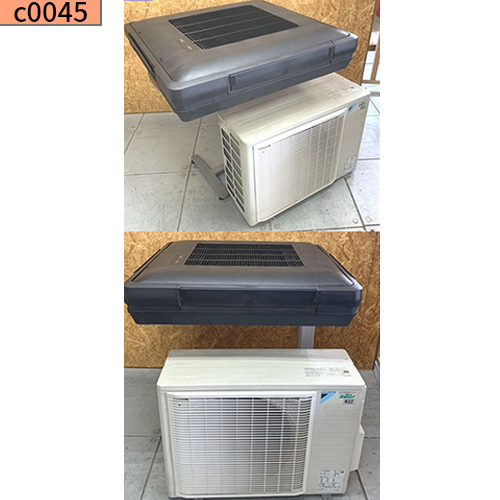 c0045-1 中古業務用エアコン 天カセ 4方向 自在型 ブラック ダイキン 3馬力