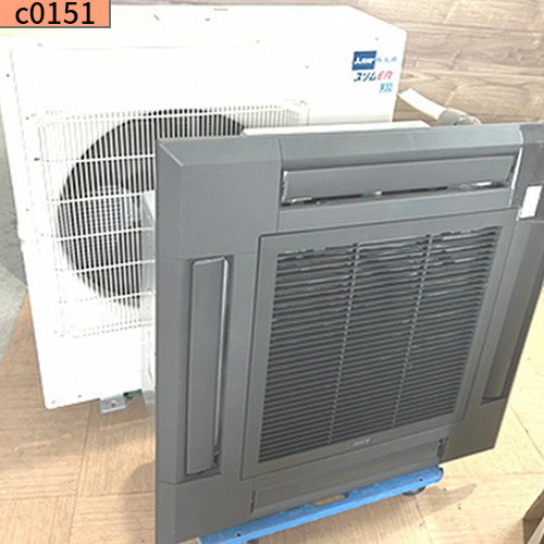c0151 中古業務用エアコン 三菱 天カセ 4方向 5馬力
