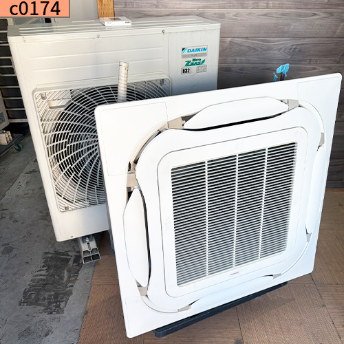 c0174 中古業務用エアコン ダイキン 天カセ4方向 4馬力