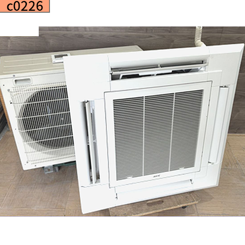 c0226 中古業務用 三菱 天カセ4方向 3馬力 三相200v PU-ERP80EA9