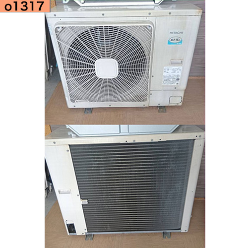 o1317 中古業務用エアコン 日立 天カセ4方向 4馬力 RCI-GP112K3三相200V
