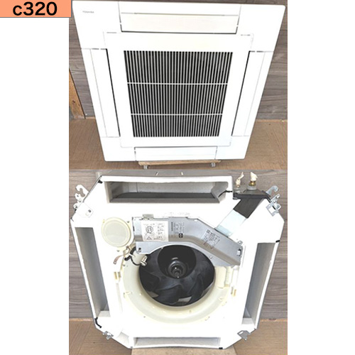 c320 中古業務用エアコン 東芝 天カセ4方向 AIU-RP1403H 5馬力 三相200v