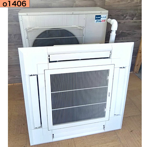 o1406 中古業務用エアコン 2021年 三菱電機 天カセ4方向 PL-ERP160EA9 6馬力 三相200v